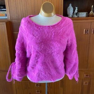 Impressions Boutique Fuzzy Pink Sweater